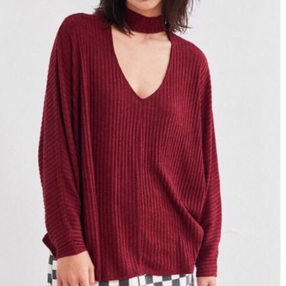 Urban Outfitters Open Mock Neck Sweater